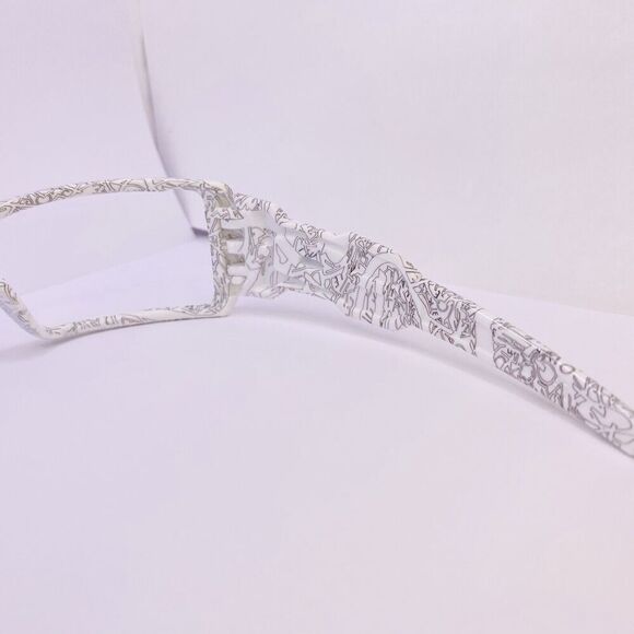 Oakley Sunglasses Oil Rig 62 [] 17 MM White Black Oakley Text Print Display Demo - Picture 8 of 8